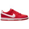 Nike Boys  Dunk Low In Fire Red/light Crimson/pink Foam