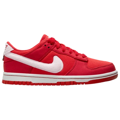 Nike Kids' Boys  Dunk Low In Fire Red/light Crimson/pink Foam