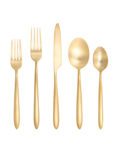 Fortessa Velo Brushed Gold Plated 5-piece Place Setting Set