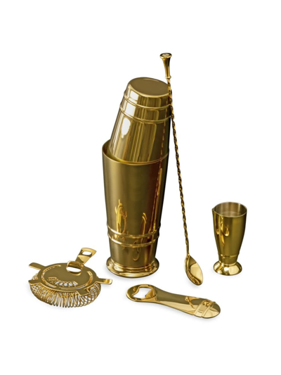 Fortessa Crafthouse 5-piece Signature Gold Bartender Essentials Kit
