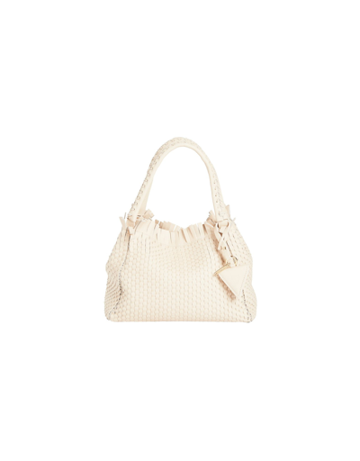 Parise Designer Handbags Frn-09-s - Cream Top Handle Bag
