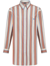 Etro Camicia Pegaso A Righe In Multicolor