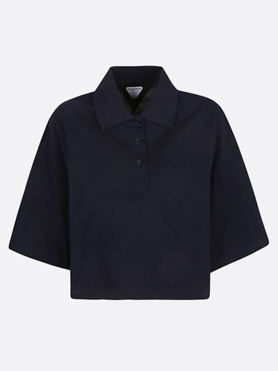 Bottega Veneta Collared Short In Blue