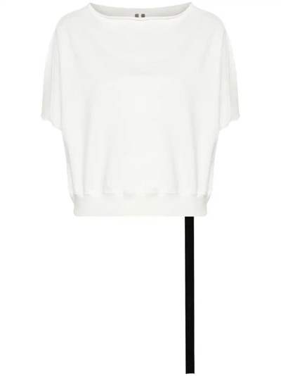 Rick Owens Drkshdw Dagger Jersey Top In White