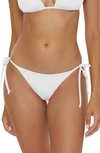Becca Side Tie Bikini Bottoms In White