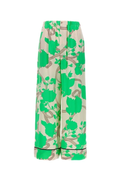 Fendi Women ' Roses' Trousers In Multicolor