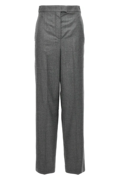 Fendi Women Tailored Trousers In Gray