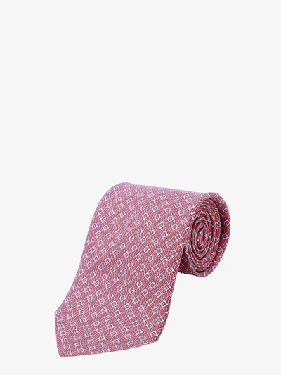 Ferragamo Man Tie Man Red Bowties E Ties