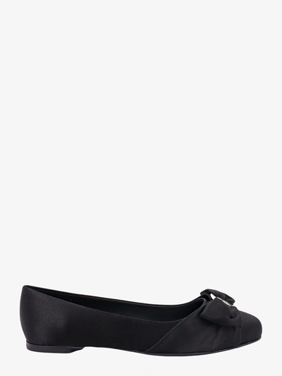 Ferragamo Varina Flat Shoes Black