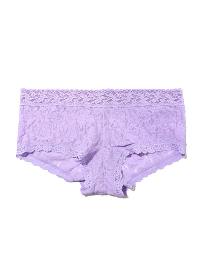 Hanky Panky Plus Size Signature Lace Boyshort In Purple