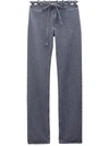 Filippa K Lace Waist Jeans In 0055 Mid Grey W