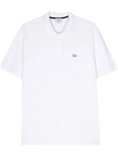 Woolrich Classic American Polo Clothing In 8041 Bright White