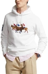 POLO RALPH LAUREN EMBROIDERED POLO PONIES GRAPHIC HOODIE