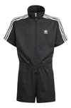 ADIDAS ORIGINALS KIDS' 3-STRIPES RECYCLED POLYESTER ROMPER
