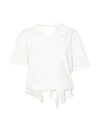 SACAI COTTON POPLIN T-SHIRT