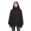 BALDININI TREND BLACK POLYAMIDE JACKETS & COAT