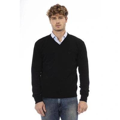Sergio Tacchini Black Wool Sweater