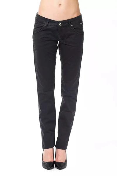 Ungaro Fever Cotton Jeans & Women's Pant In Blue