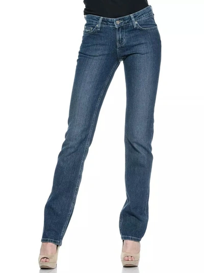 Ungaro Fever Cotton Jeans & Women's Pant In Blue