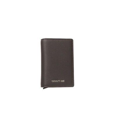 Cerruti 1881 Brown Calf Leather Wallet