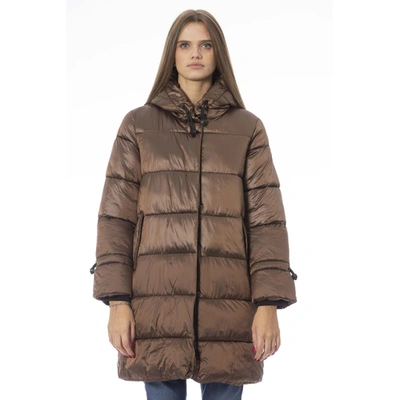 Baldinini Trend Nylon Jackets & Women's Coat In Brown