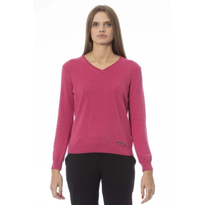 Baldinini Trend Fuchsia Polyamide Sweater In Pink