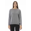 BALDININI TREND GRAY VISCOSE SWEATER