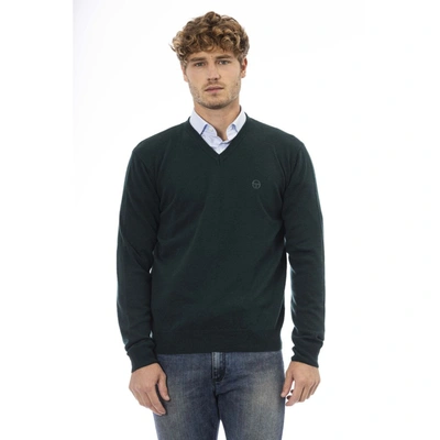 Sergio Tacchini Green Wool Sweater