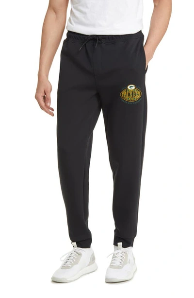 Hugo Boss Boss X Nfl Cotton Blend Joggers In Packers Charcoal