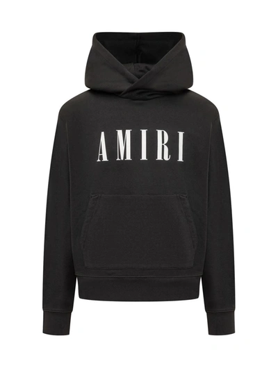 Amiri Logo Hoodie In Black