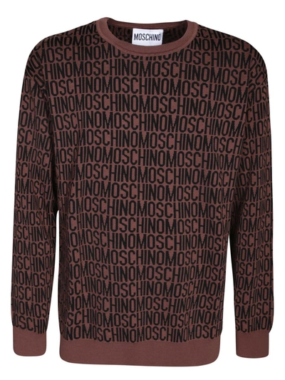 Moschino Knitwear In Brown