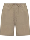 Nanushka Olin Cotton-blend Shorts In Beige