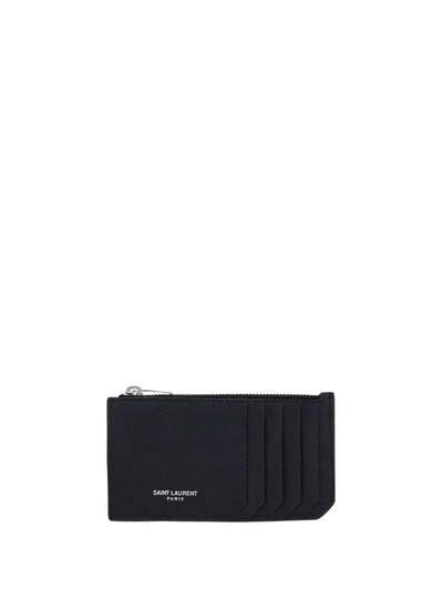 Saint Laurent Wallets In Black