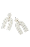 MADEWELL STACKED ARCH STATEMENT EARRINGS