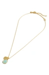 MADEWELL MADEWELL VALLEY STONE PENDANT NECKLACE