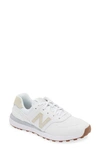 New Balance Golf 574 Greens V2 Spikeless Golf Shoe In White