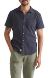 MARINE LAYER MARINE LAYER CLASSIC SELVAGE STRETCH SHORT SLEEVE BUTTON-UP SHIRT