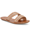 Lucky Brand Zanora Slide Sandal In Tan Leather