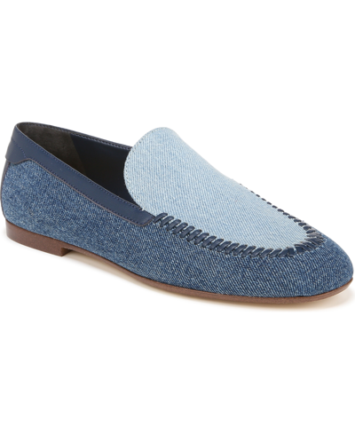 Franco Sarto Flexa Gala Loafers In Denim Blue Fabric