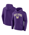 FANATICS MEN'S FANATICS PURPLE WASHINGTON HUSKIES CAMPUS PULLOVER HOODIE