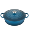 Le Creuset Signature 7.25-quart Round Enamel Cast Iron Dutch Oven In Shallot