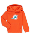 OUTERSTUFF TODDLER BOYS AND GIRLS ORANGE MIAMI DOLPHINS LOGO PULLOVER HOODIE