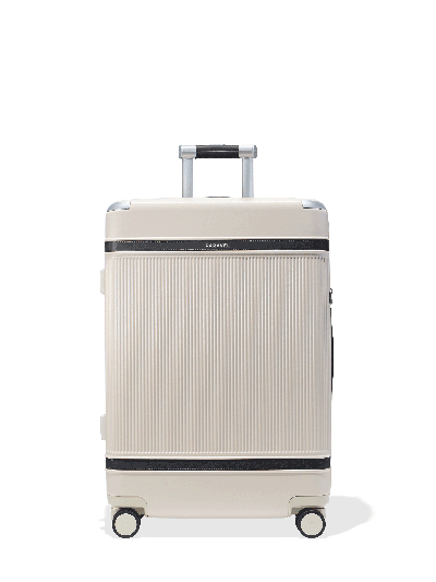 Tourparavel Aviator Grand Checked Luggage In Neutral
