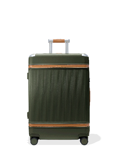 Tourparavel Aviator Grand Checked Luggage In Green