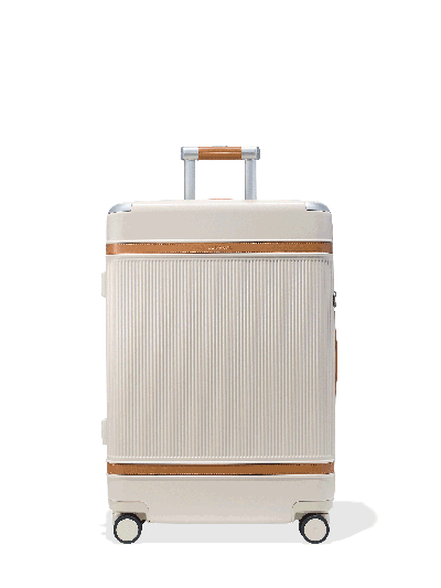 Tourparavel Aviator Grand Checked Luggage In Brown