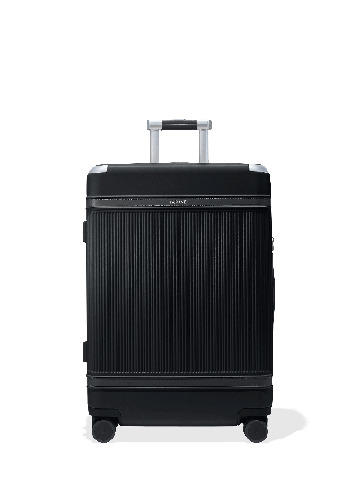 Tourparavel Aviator Grand Checked Luggage In Black