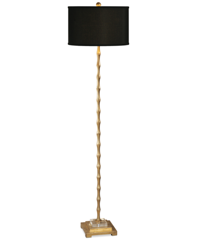 Uttermost Quindici Bamboo Floor Lamp In Gold