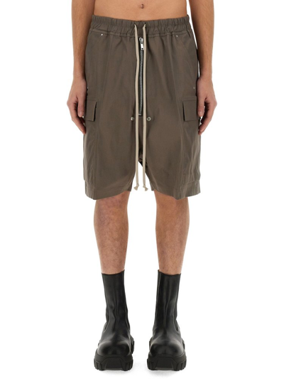 Rick Owens Cargobela Shorts Clothing In Grey