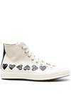 COMME DES GARÇONS PLAY COMME DES GARÇONS PLAY SNEAKERS WITH HEARTS
