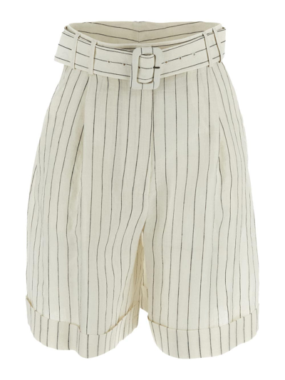 Lardini Short In Ivory